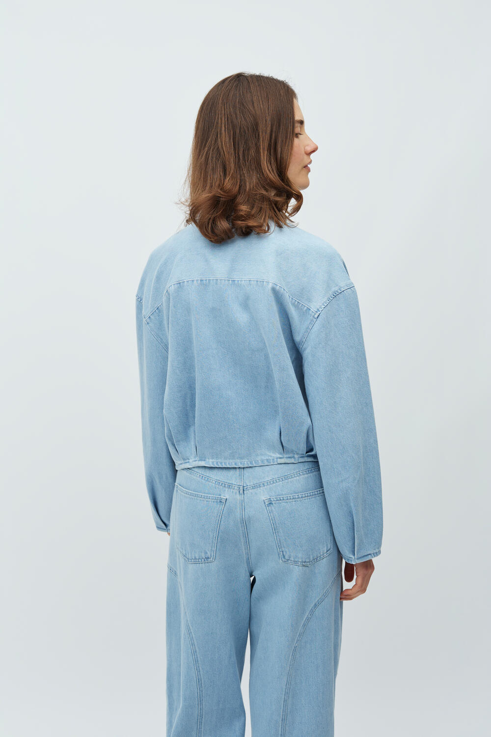 Geviva denimjakke - U31 Light Soft Wash